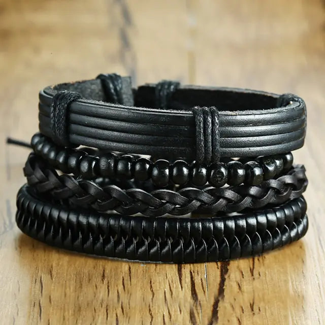 4Pcs/ Set Braided Bracelets