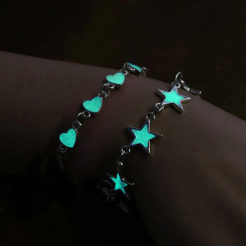 Natural Stone Luminous Beads Bracelets